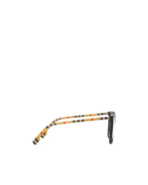 Burberry White Eyewear Square Frame Glasses