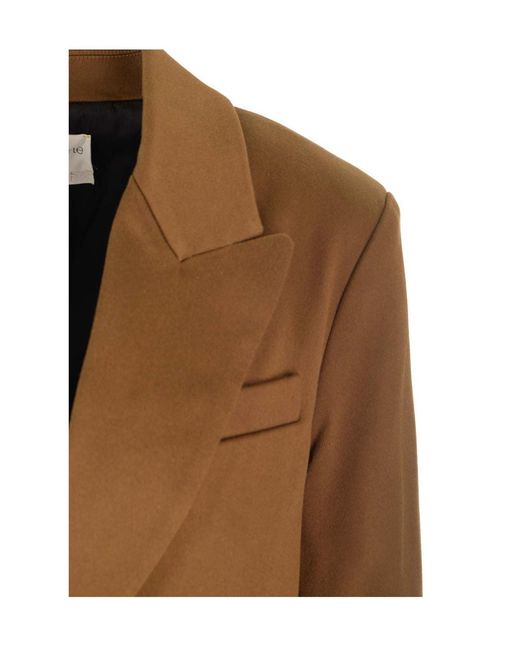 Forte_forte Brown Mannish Jacket