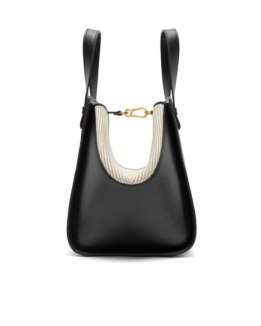 Loewe Black Compact Hammock Bag