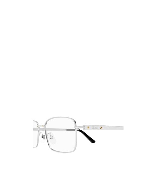 Cartier Multicolor Rectangular Frame Glasses for men