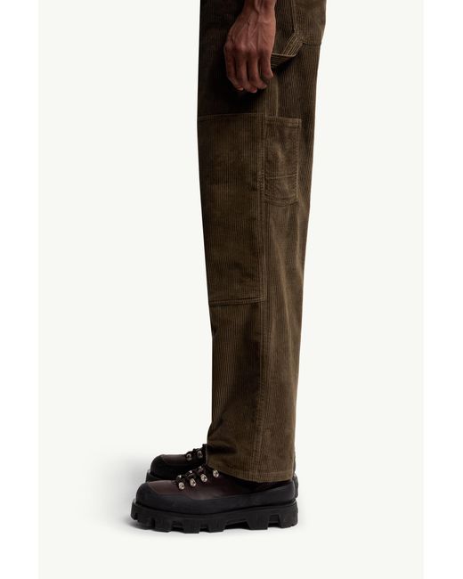 Moncler Brown Corduroy Jogging Pants for men