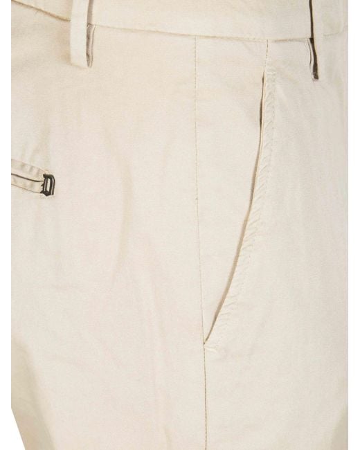 Dondup Natural Belt Loop Trousers for men
