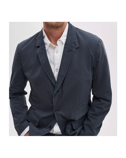 Rag & Bone Blue Single-Breasted Suit Jacket for men