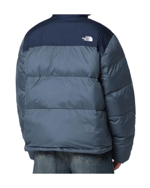 The North Face Blue Long-Sleeved Down Jacket for men