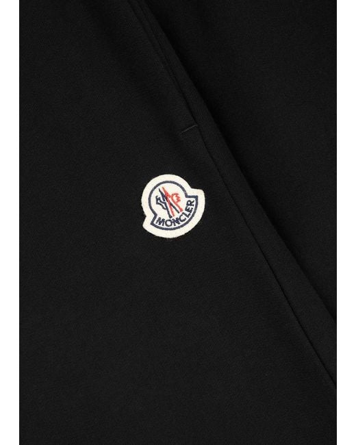 Moncler Black Cotton Sweatpants
