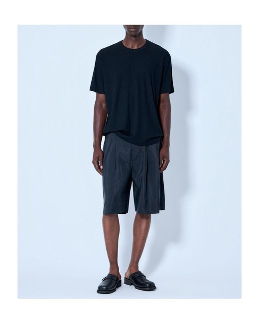 Ssstein Blue Oversized Short Sleeve T-Shirt for men