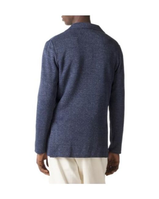Lardini Blue Versatile Blazer for men