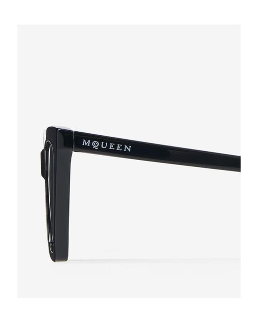 McQueen Multicolor Eyewear Spike Geometric Cat-Eye Frame Sunglasses