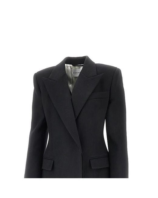 Givenchy Black Mid-Length Coat