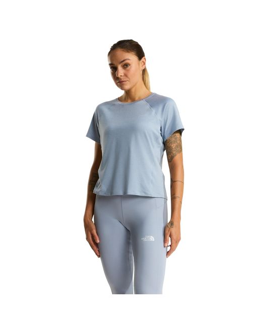The North Face Blue Short-Sleeve Fitness Top