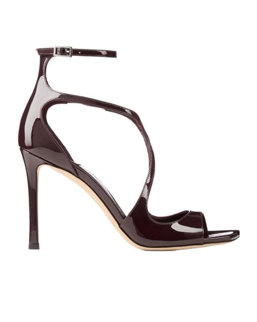 Jimmy Choo Metallic Azia High-Heeled Sandals