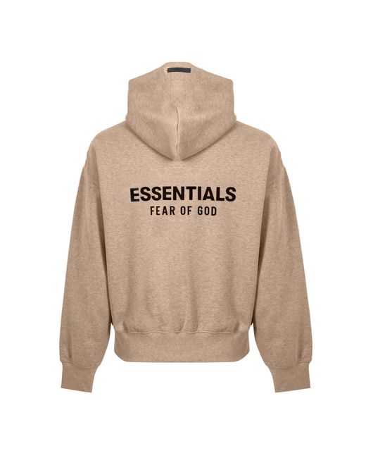 Fear Of God Natural Logo Hoodie