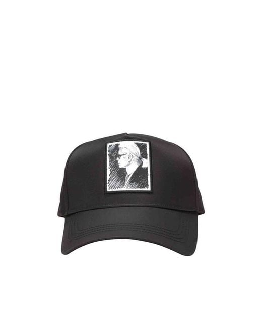 Karl Lagerfeld Multicolor Printed Hat for men
