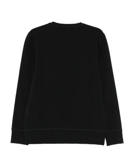 Kiton Black Logo-Detailing Sweatshirt for men