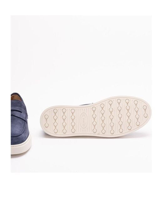Tod's Blue Torba Slip-On Loafers for men