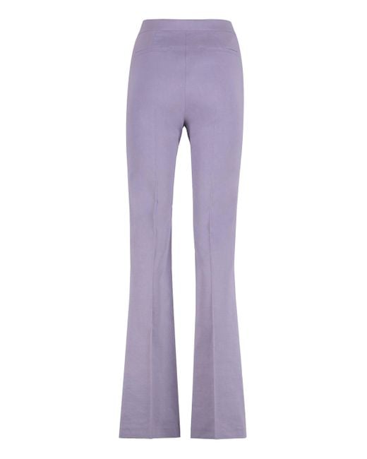 Pinko Purple Tailored Trousers