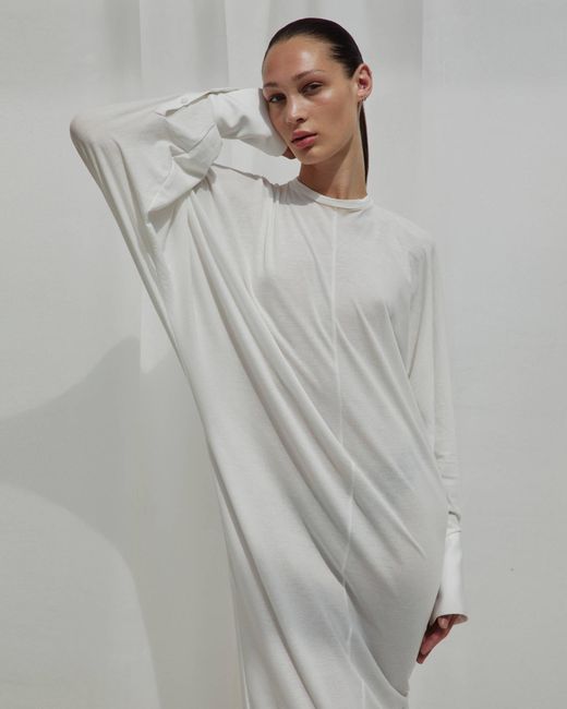 DARKPARK Gray Long Sleeve Maxi Dress