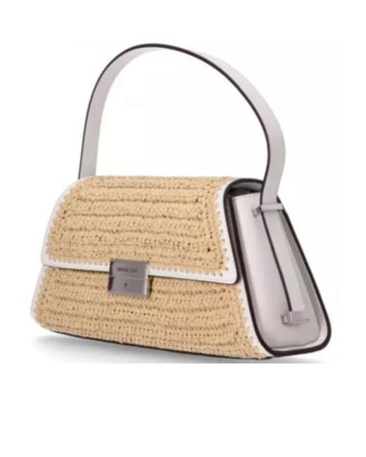 Michael Kors Natural Flap Tote Bag