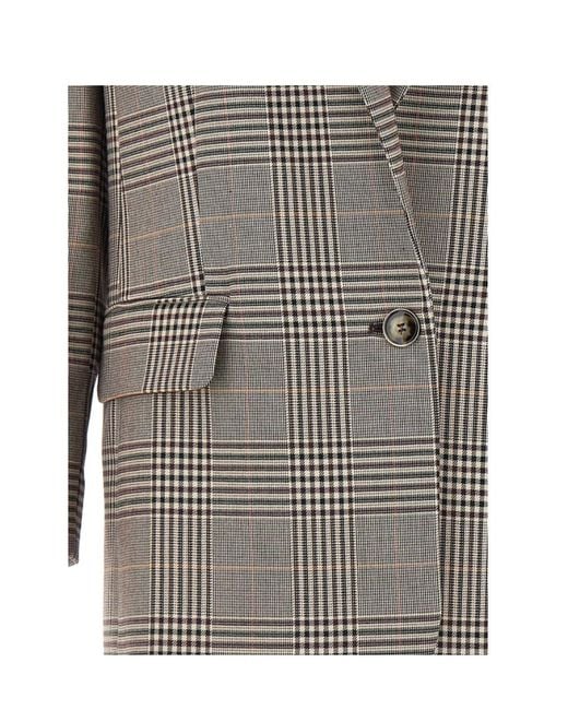 Marella Gray Long-Sleeve Blazer