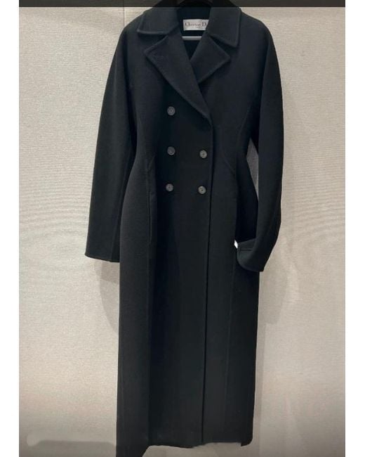 Dior Black Double-Breasted Coat