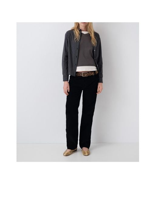 GIMAGUAS Black Casual Pants With Belt Loops for men