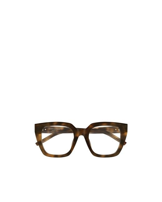 Saint Laurent Multicolor Eyewear Square Frame Glasses