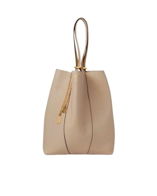 Chloé Natural Spin Shoulder Bag