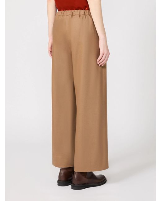 Max Mara Natural Drawstring Casual Pants