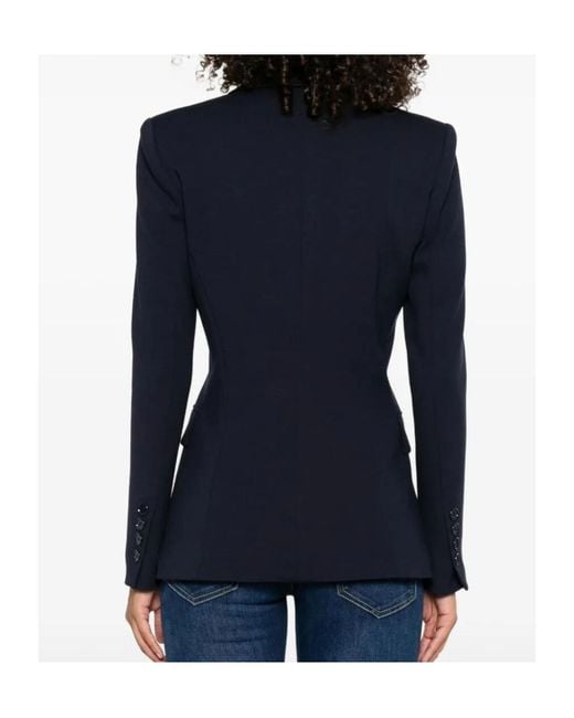 Pinko Blue Single Breasted Tailored Blazer