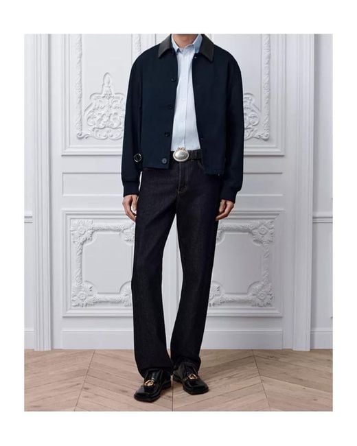 Dior Blue Blouson Jacket for men