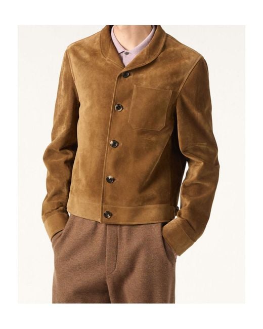 Loro Piana Brown Harvest Blouson for men