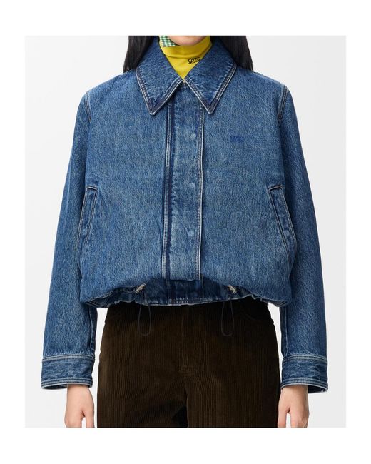Loewe Blue Drawstring Jacket