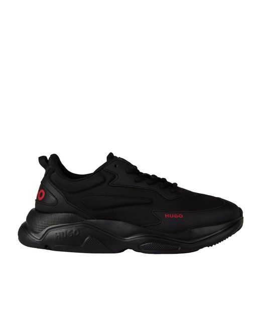 Boss Black Solid Color Sneakers for men