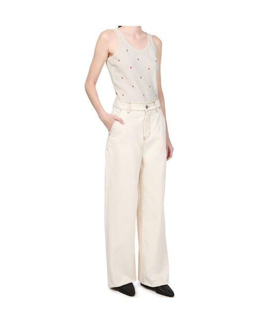 Bottega Veneta White Tank Top