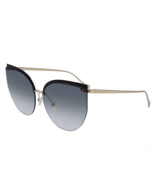 Ferragamo Blue Logo Sunglasses
