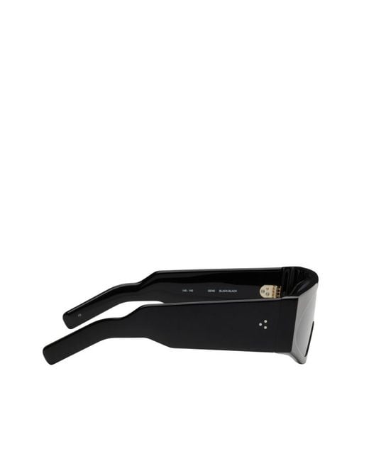 Rick Owens White Logo Sunglasses for men