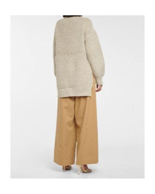 Peter Do Natural Wool Turtleneck Sweater