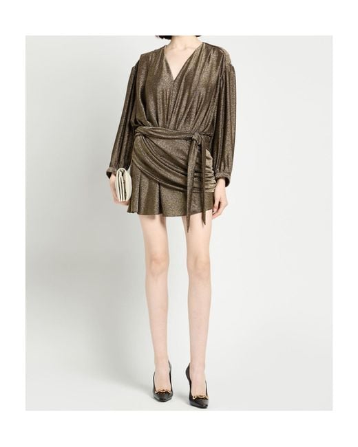 Balenciaga Gray Short Dresses