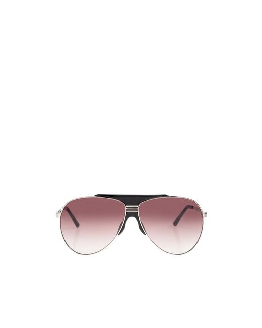 The Attico Pink Logo Sunglasses