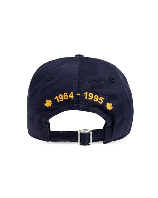 DSquared² Blue Logo Baseball Cap for men