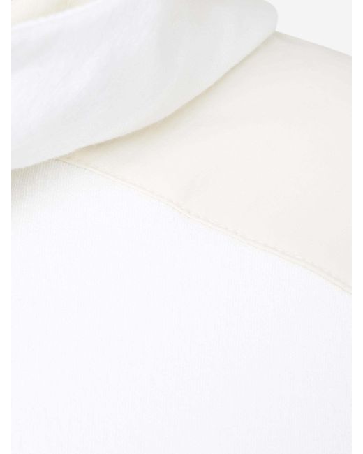 Herno White Long Sleeve Hooded Casual Jacket for men