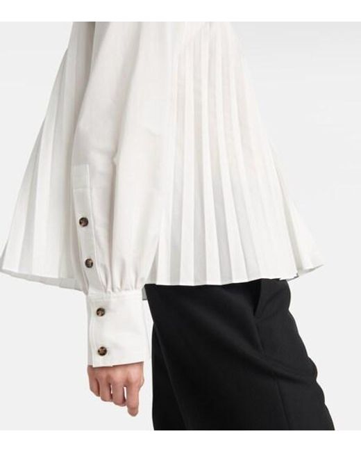 Proenza Schouler White Pleated Design Cover-Up