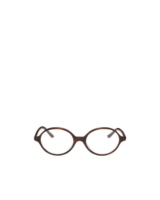 Khaite White X Oliver Peoples Collaboration 2000Rx Round Non-Prescription Glasses