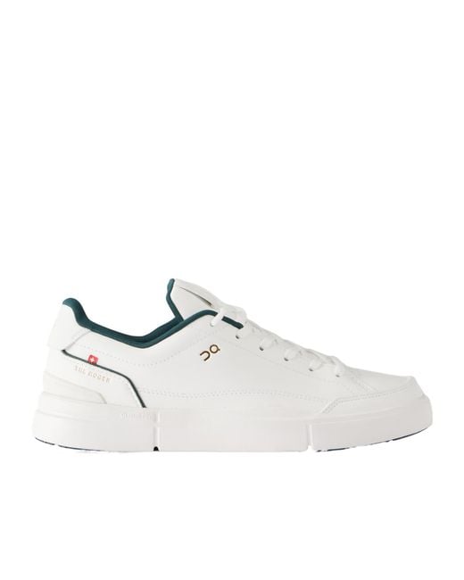 On Shoes White Leather Sneakers