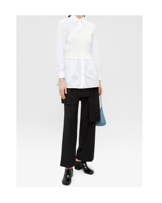 Juun.J Gray Double Layered Casual Pants