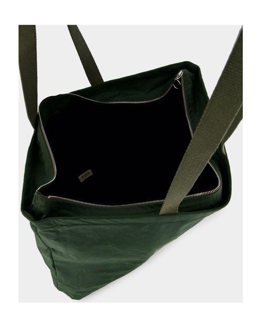 Bode Green Zippered Handbag for men