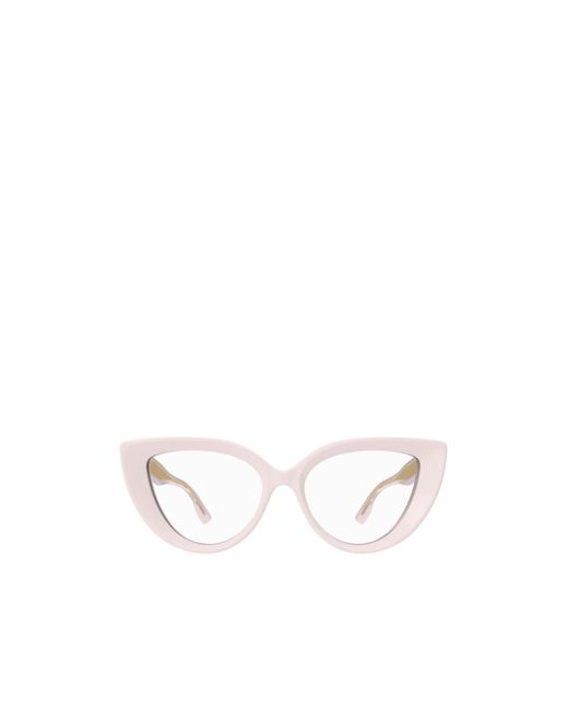 Gucci White Eyewear Cat-Eye Frame Glasses