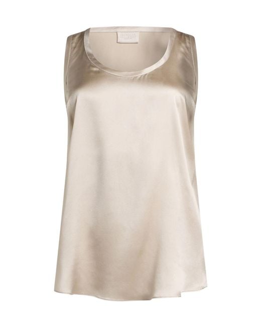 Brunello Cucinelli Natural Stretchy Tops