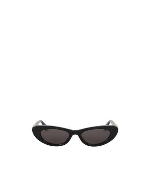 Bottega Veneta White Full-Rim Sunglasses