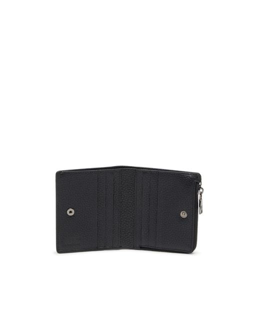 DIESEL Black Hissu Evo Bifold Zip Wallet for men